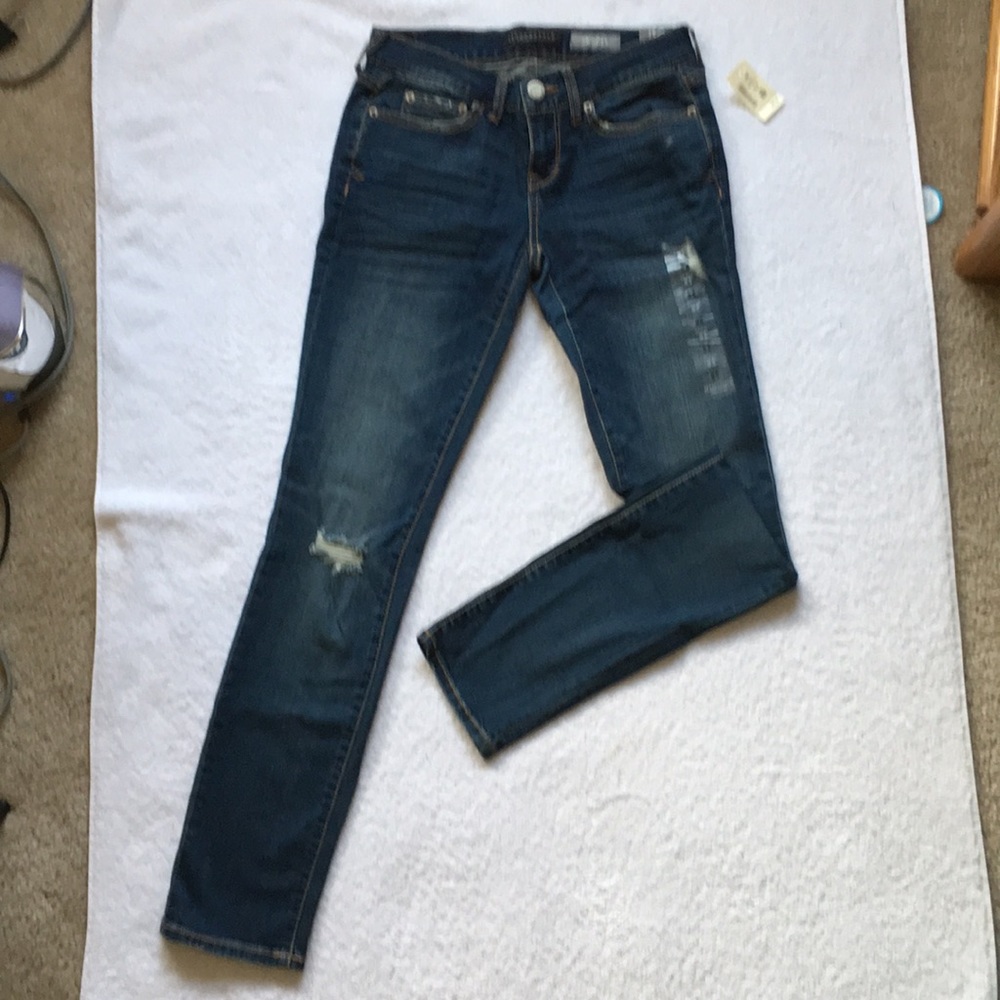 Aeropostale Women's Skinny Low Rise Jeans 0 short
